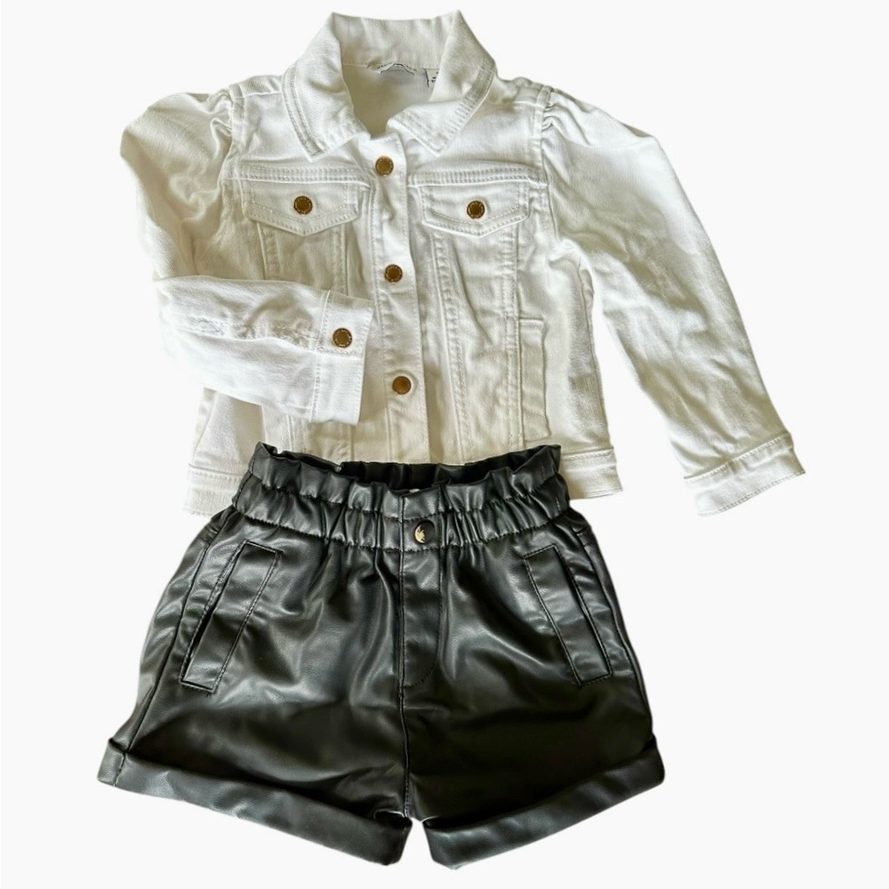 Zara / Janie and Jack Denim Jacket Set